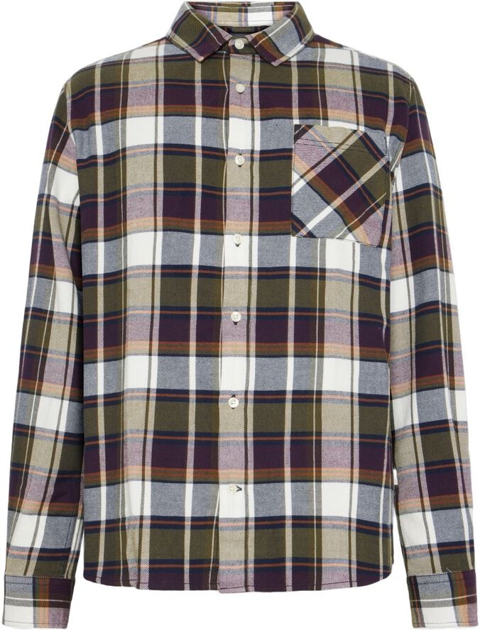 Organic Cotton Checked Flannel Shirt GOTS