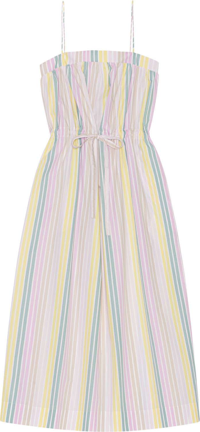 Stripe Cotton Maxi Stropkjole