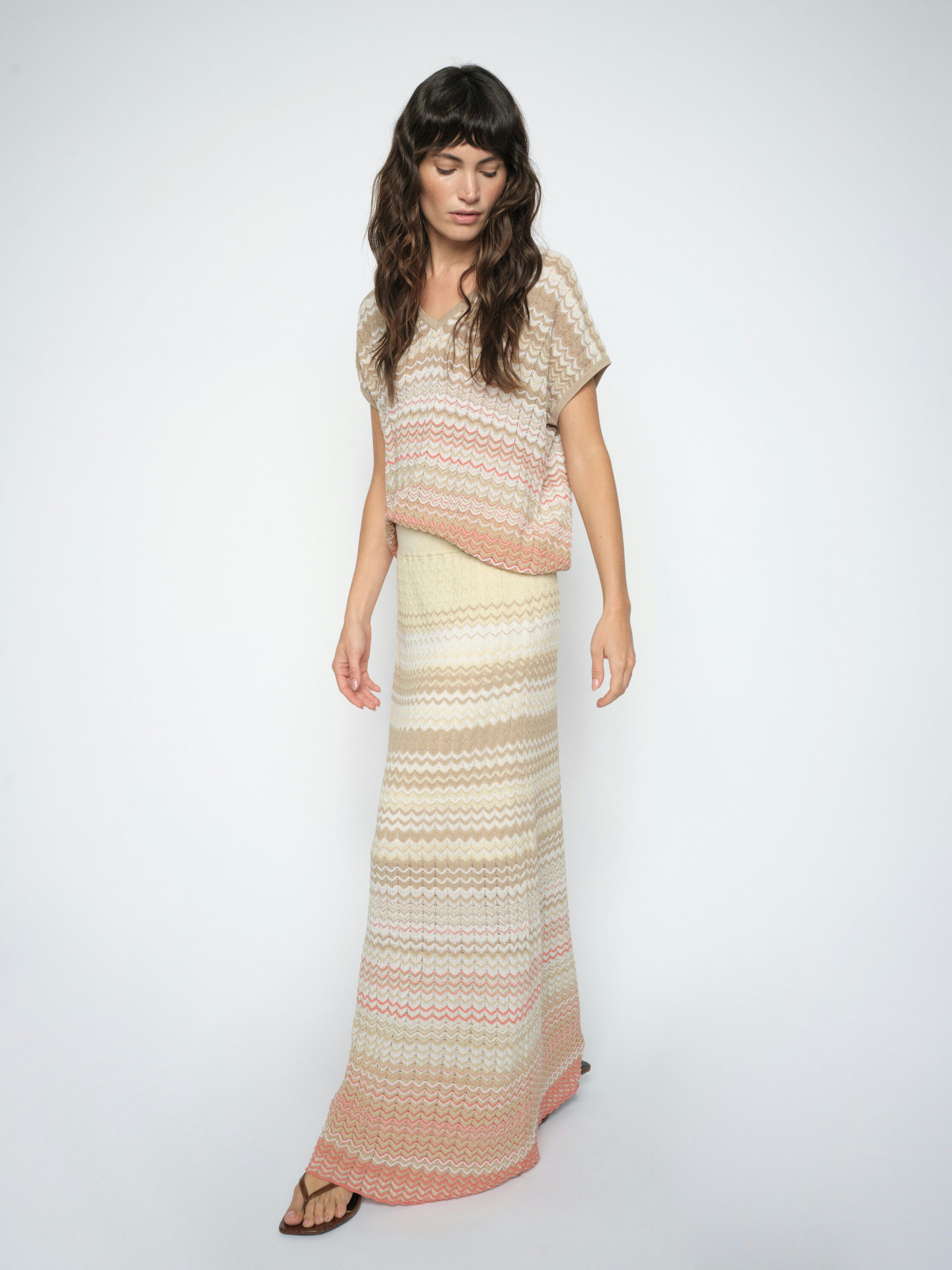 MMHopi Zig Zag Knit Skirt