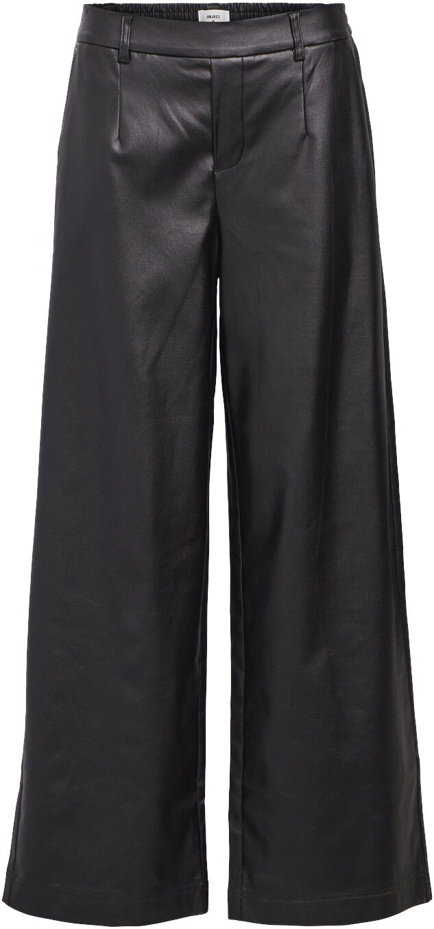 OBJMELBA LISA WIDE COATED PANT NOOS