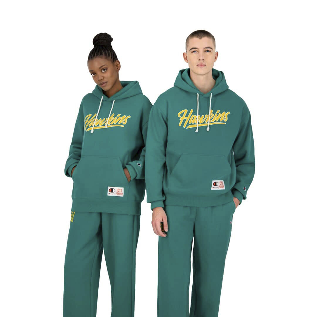 Champion X Stranger Things Hawkins h&aelig;ttetr&oslash;je