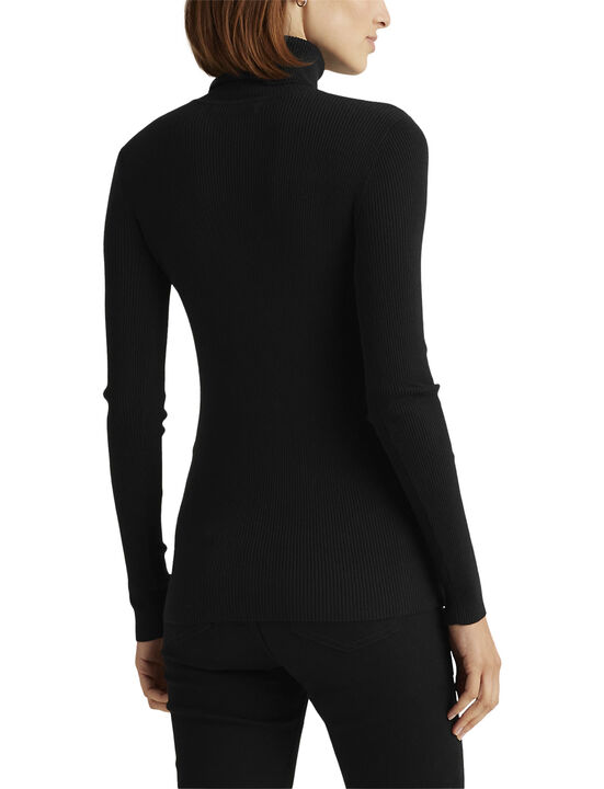 Ribbed Turtleneck Sweater