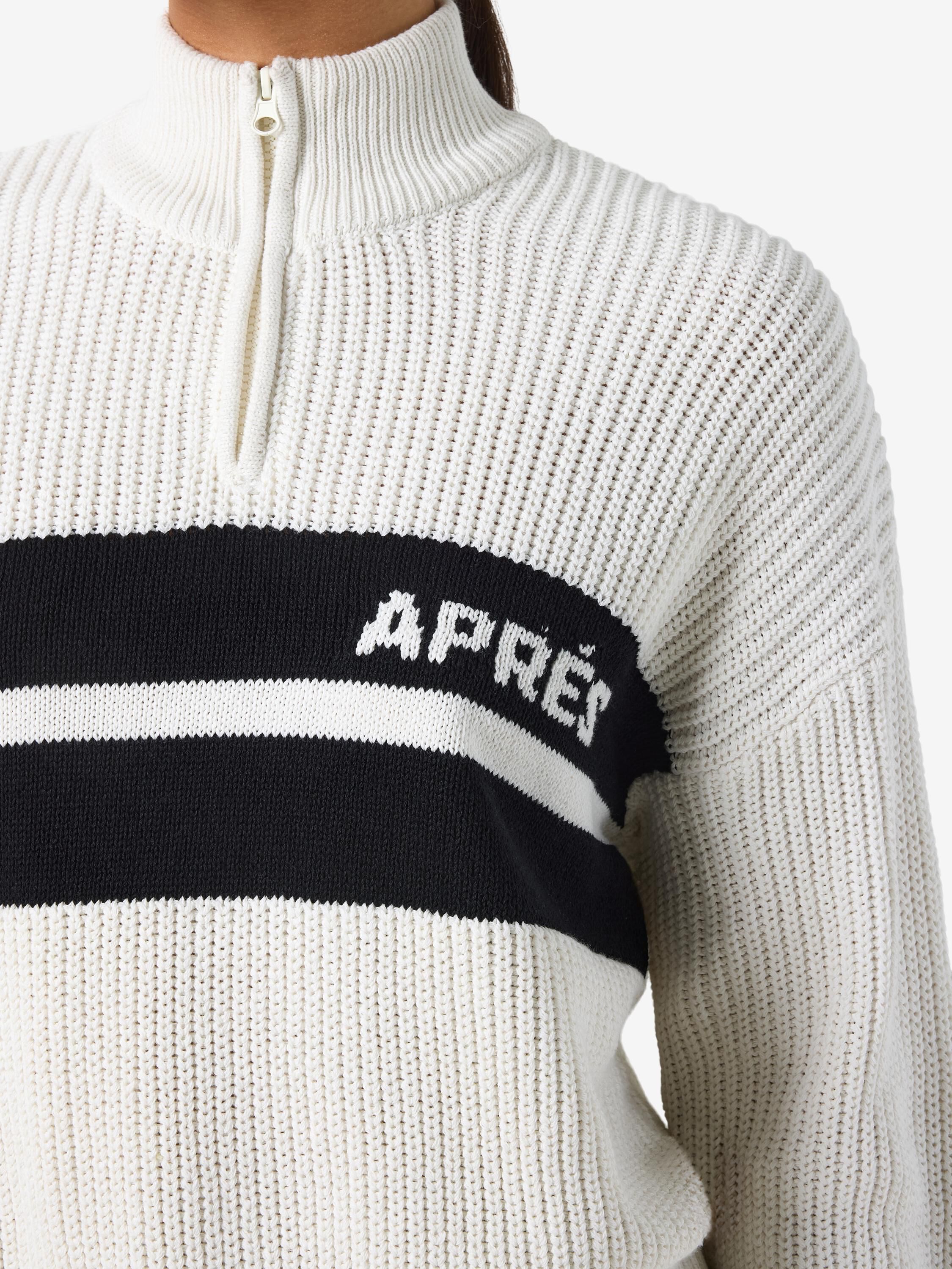 NMSTINA L/S HIGH NECK HALF ZIP KNIT