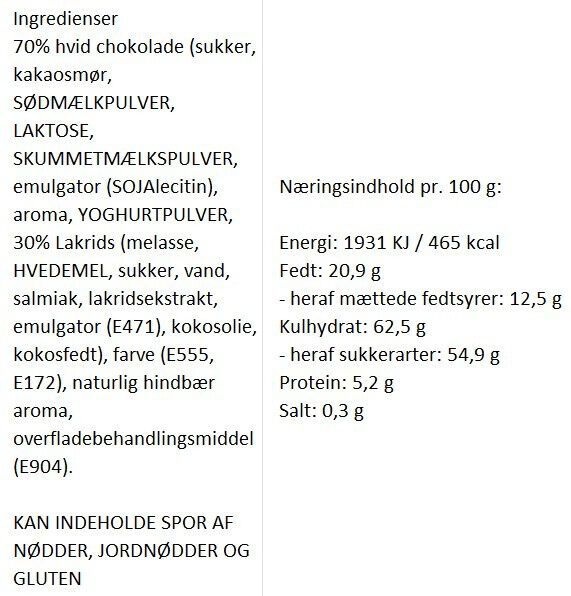 Choko-Lakrids Hindb&aelig;r - Bronze, Klodsbundspose