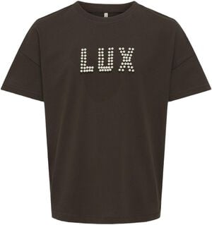 KOGKATE LIFE SS O-NECK PEARL TOP JR