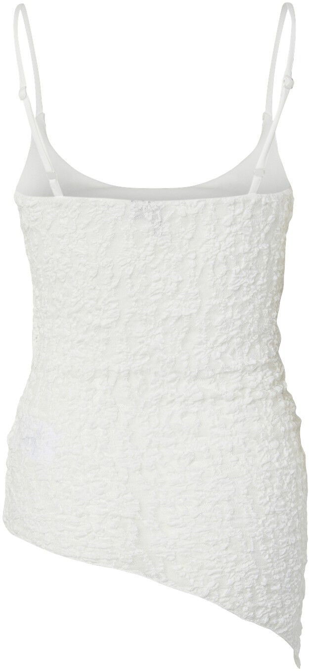 PCARIANA SL ASYMMETRIC LACE TOP D2D