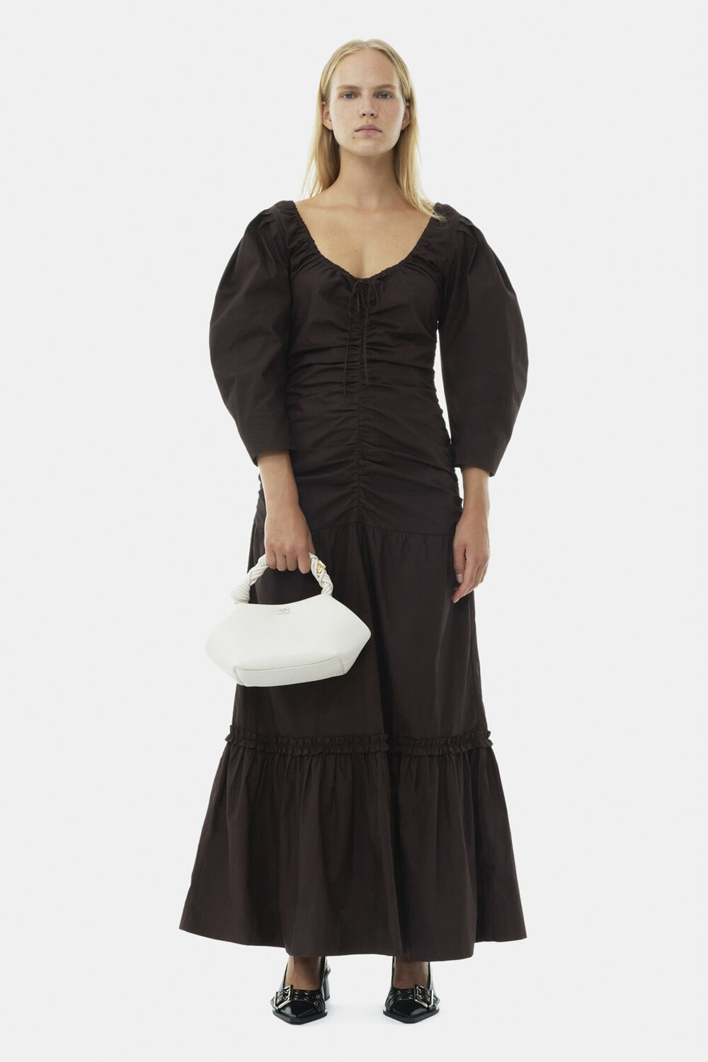 Ganni Bou Bag Small Croco