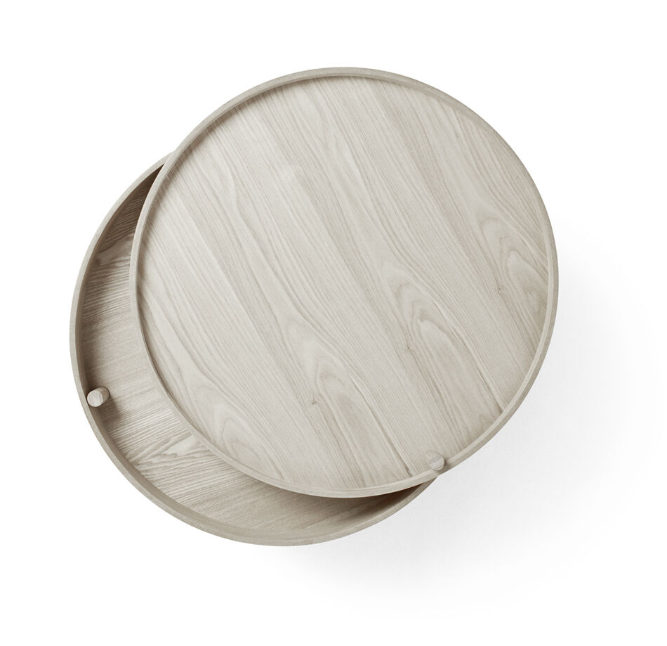 Turning Table, White Oak &oslash;65 cm, Bl