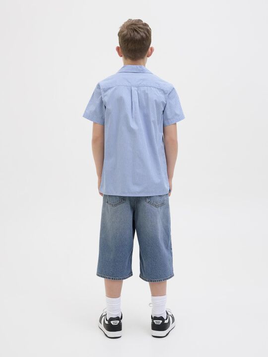 JJCODY POPLIN RESORT SHIRT SS JNR