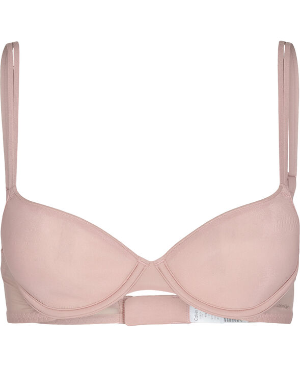Lightly lined demi-plunge bra