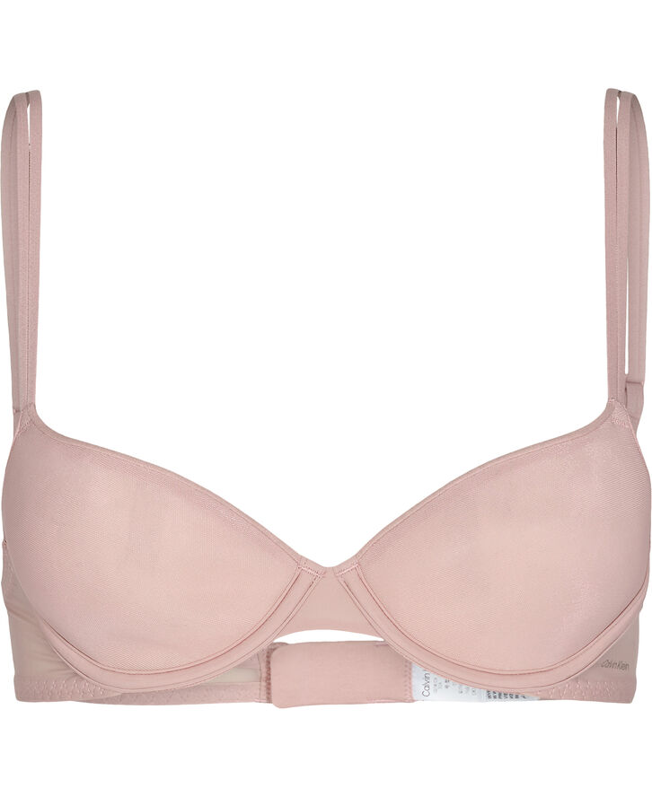 Lightly lined demi-plunge bra