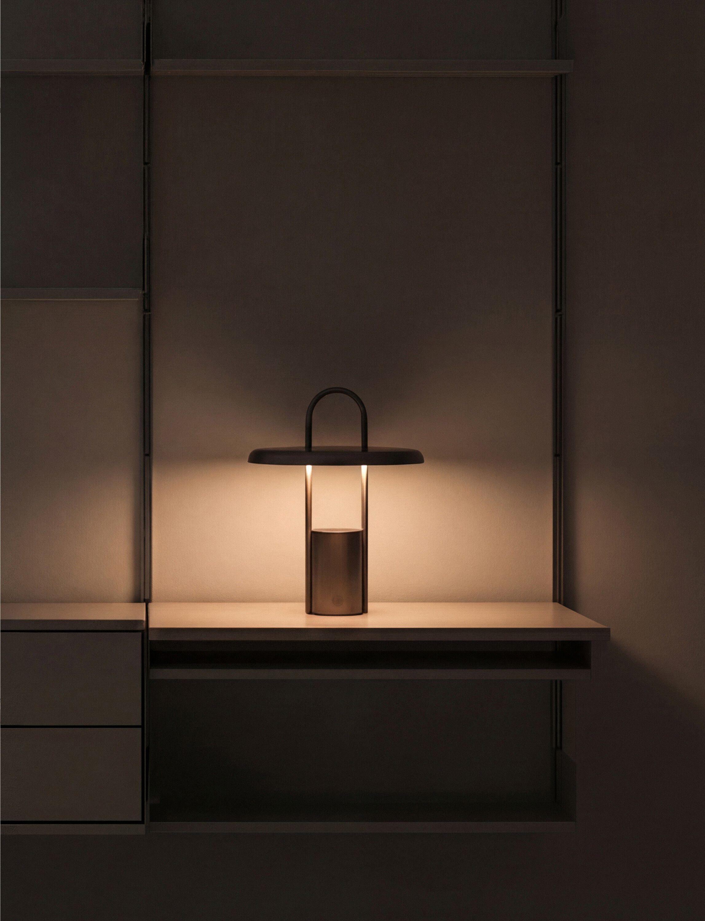 Pier LED lampe, portable H 25 cm steel