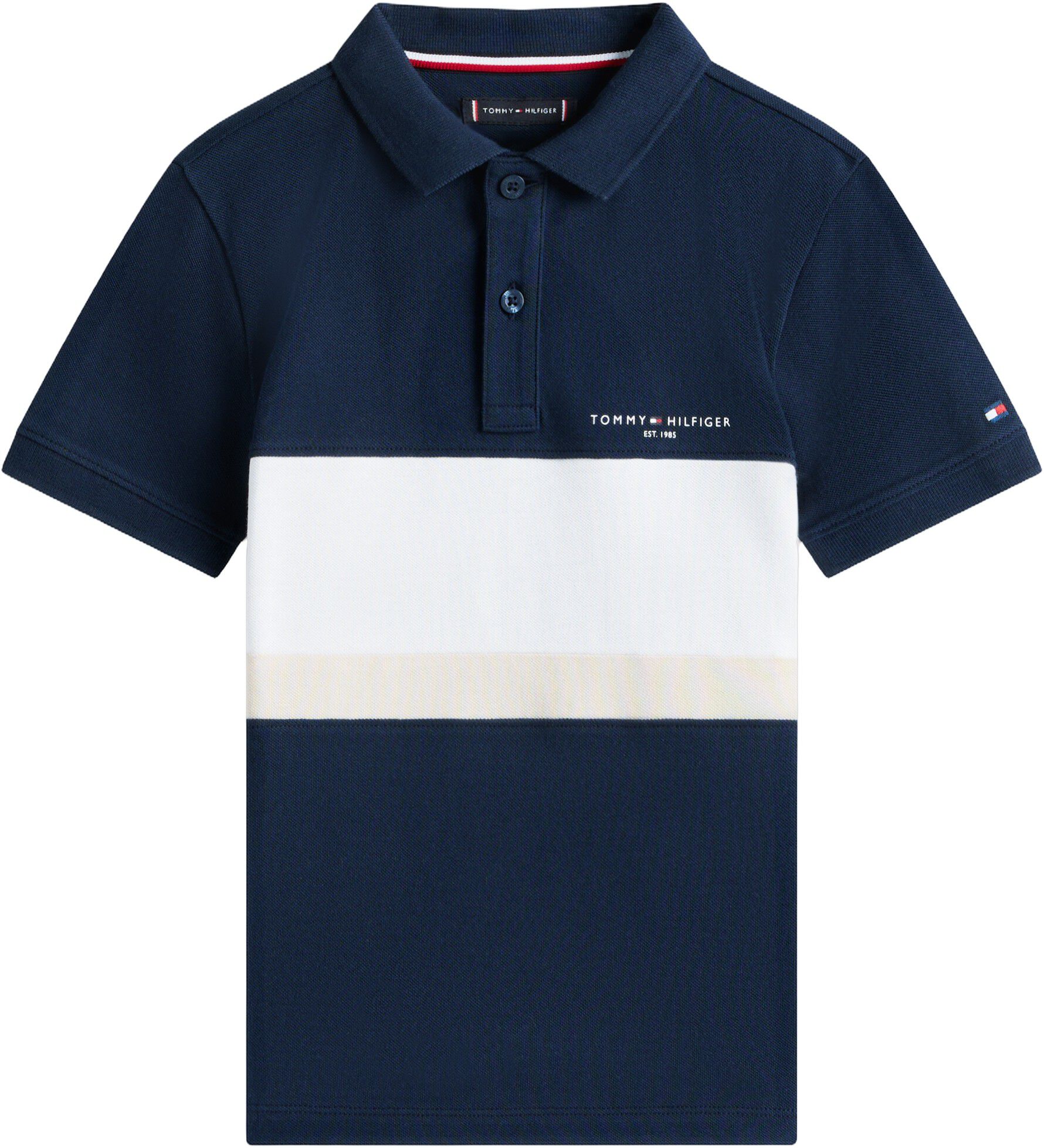 MINI CORP EMB CLRBLOCK POLO SS