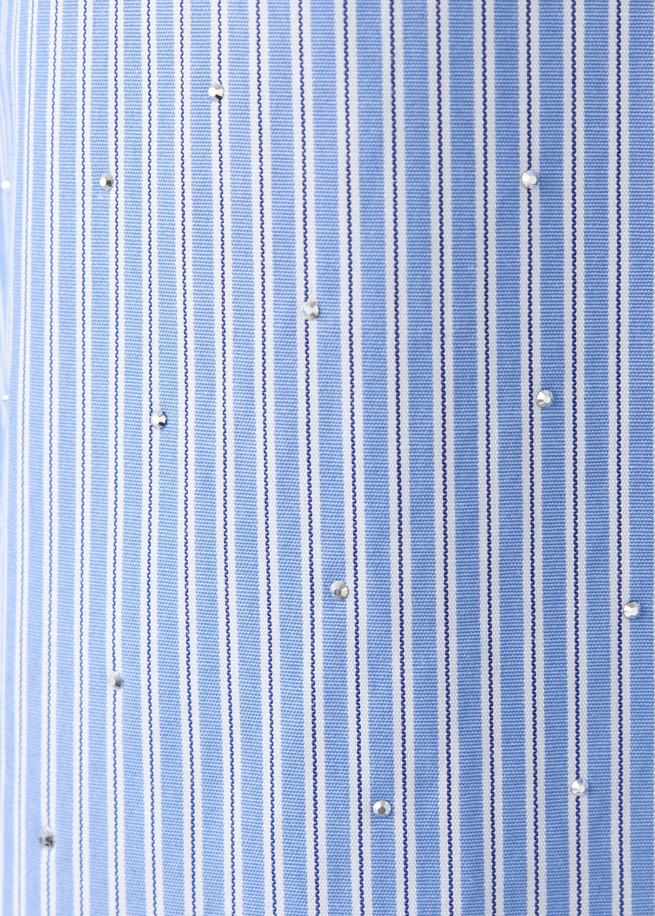 Striped shirt with strass