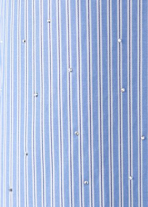 Striped shirt with strass