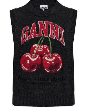 Graphic Wool Vest