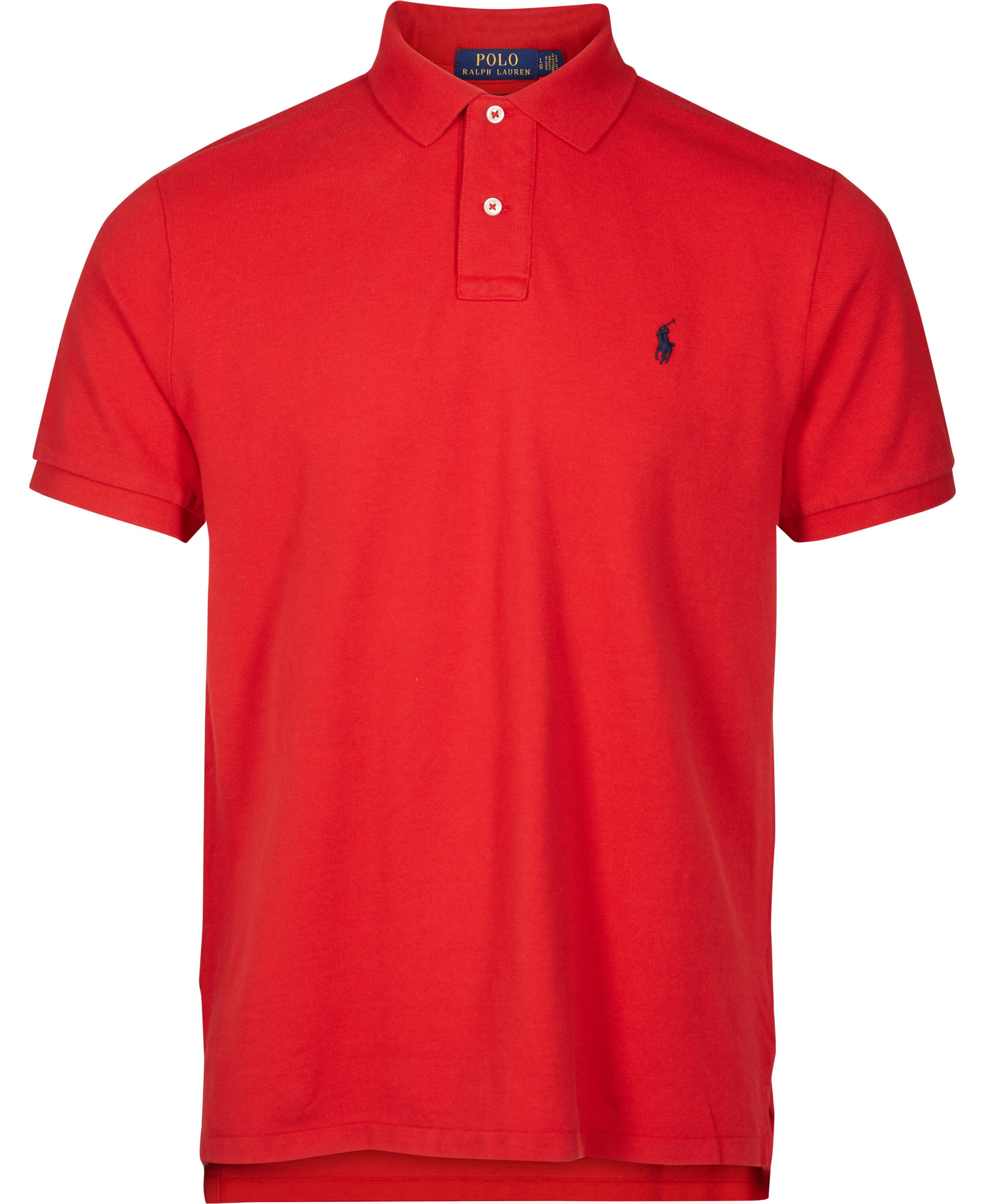 Custom Slim Fit Mesh Polo Shirt
