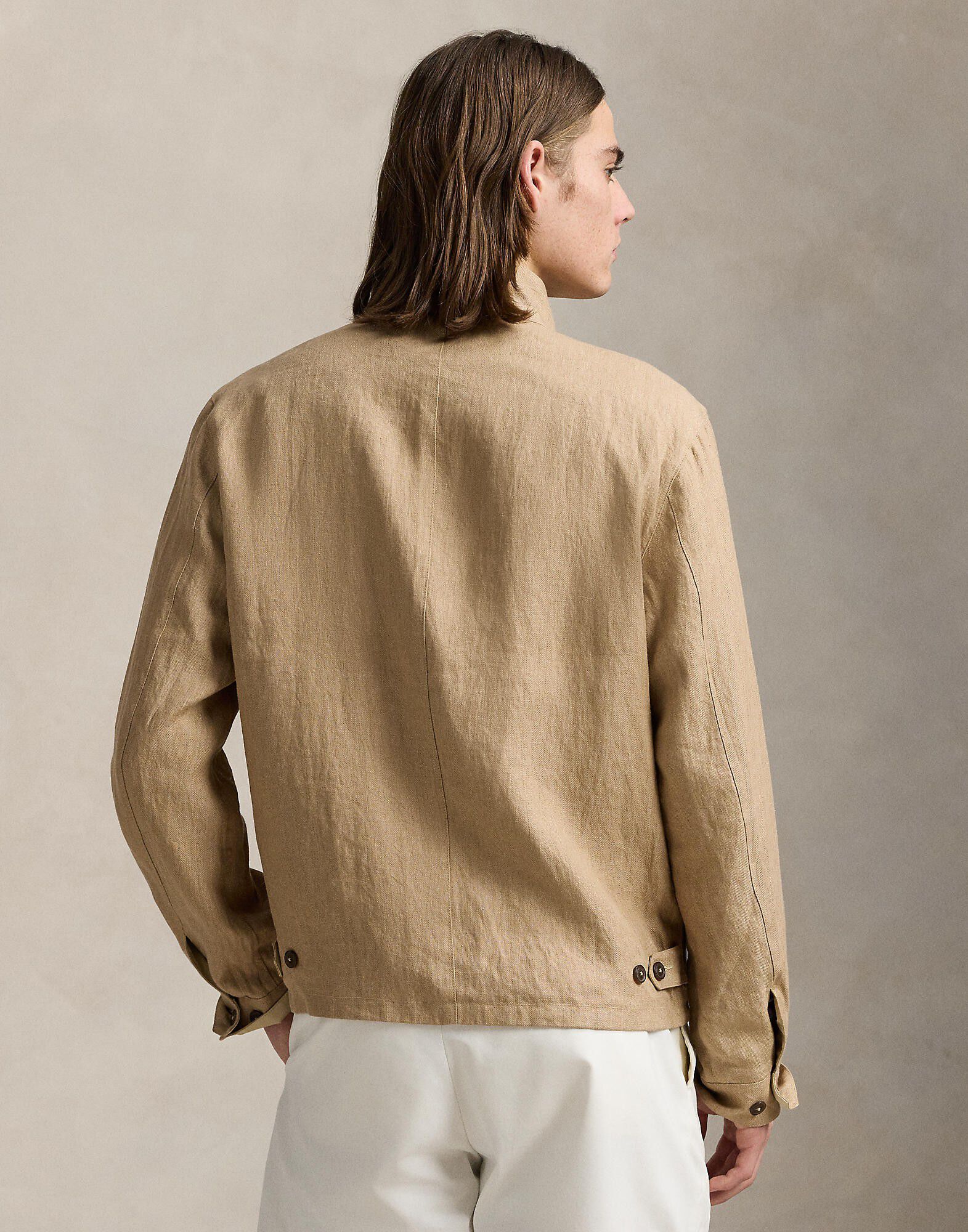 Reversable Linen Field Jacket