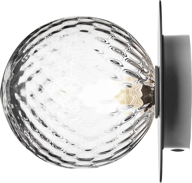 Liila 1 Medium IP44, light silver / optic clear