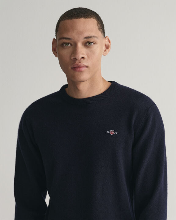SUPERFINE LAMBSWOOL C-NECK