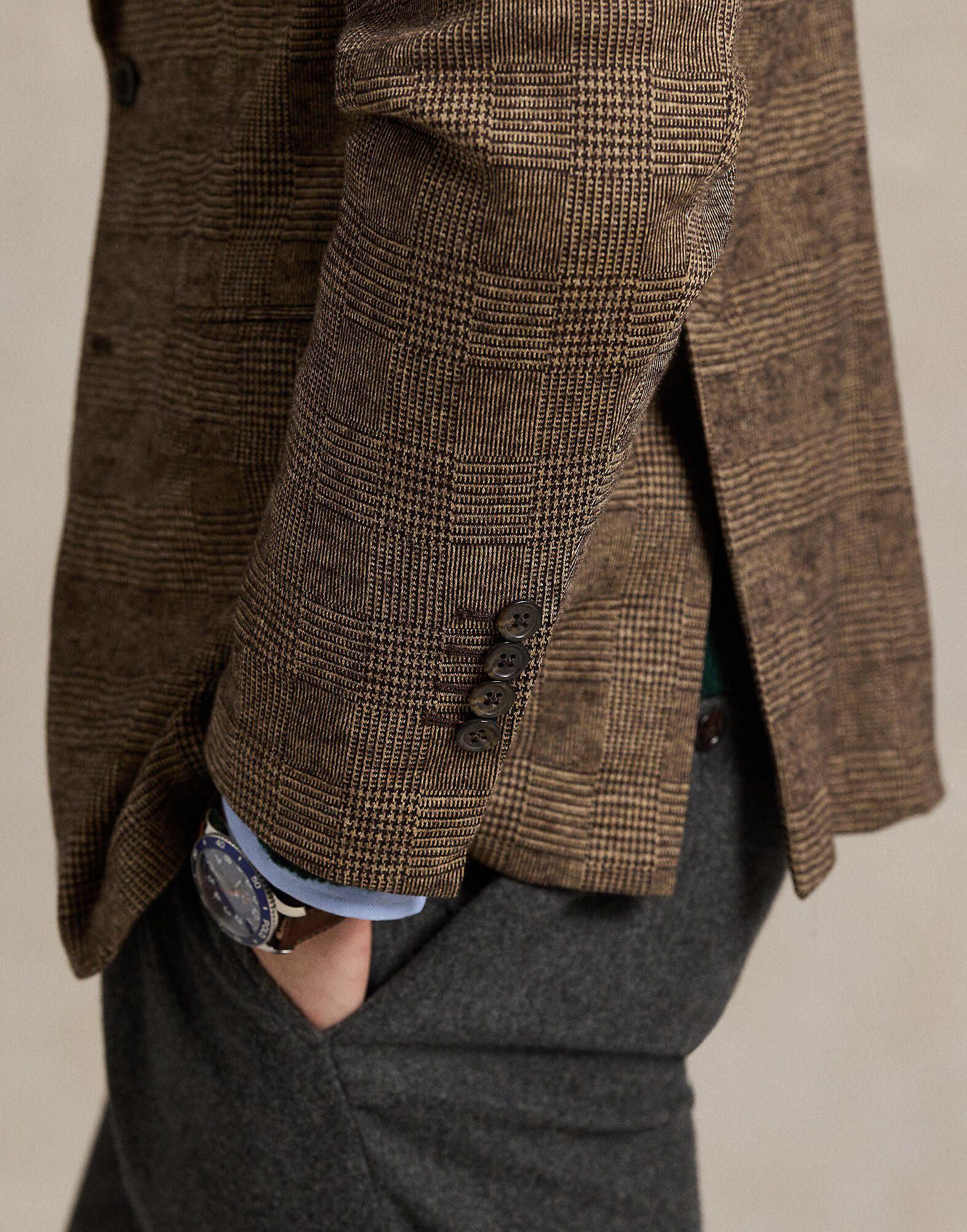 Polo Soft Modern Glen Plaid Sport Coat