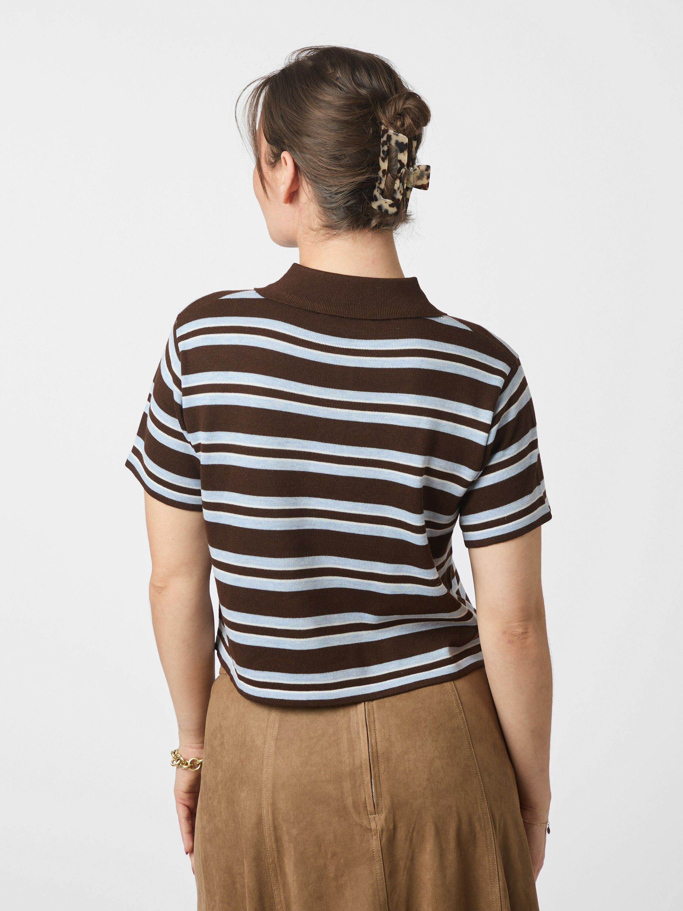 Mulann Polo Knit Blouse