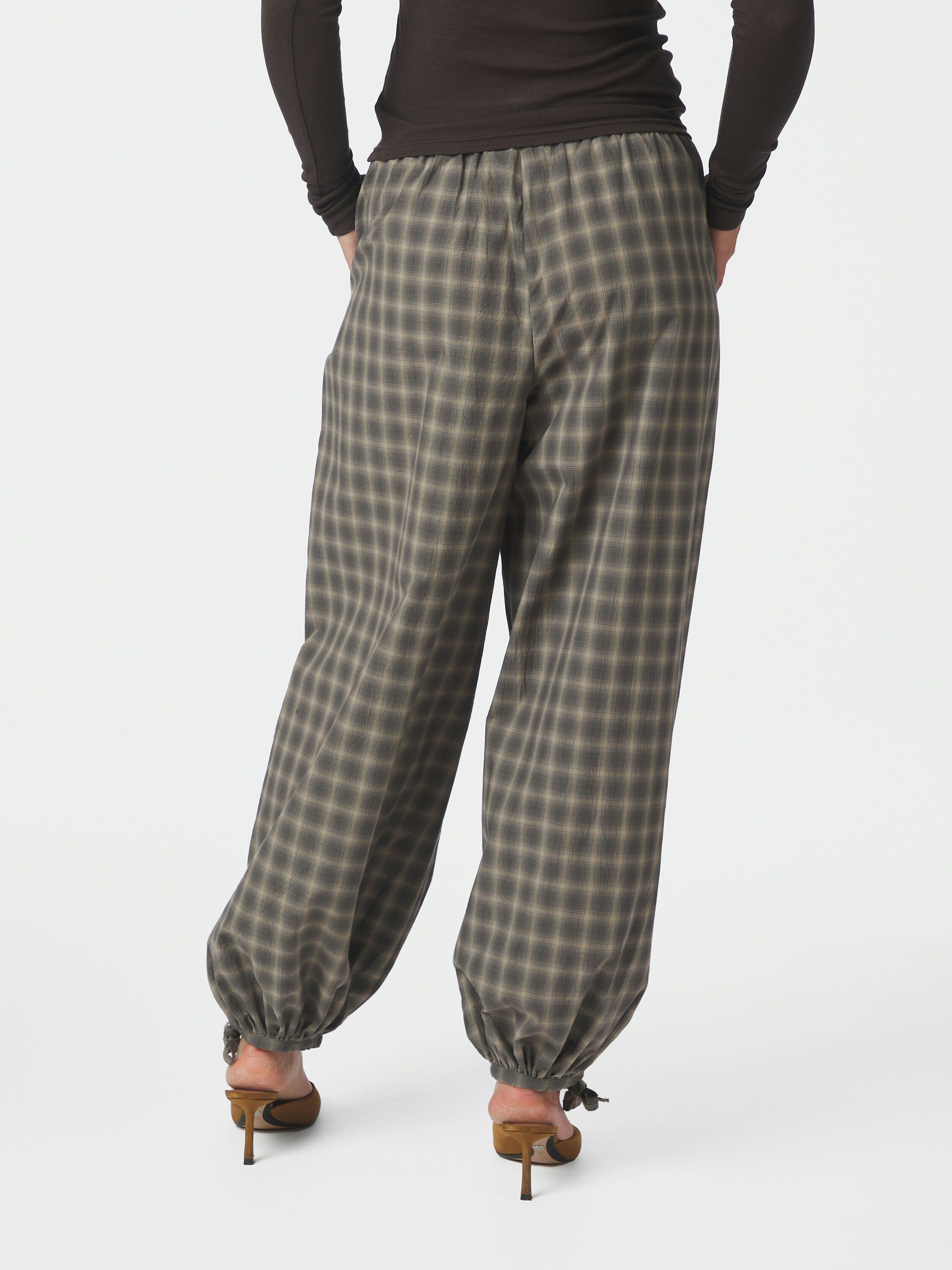 Roxane Balloon Checked Pants