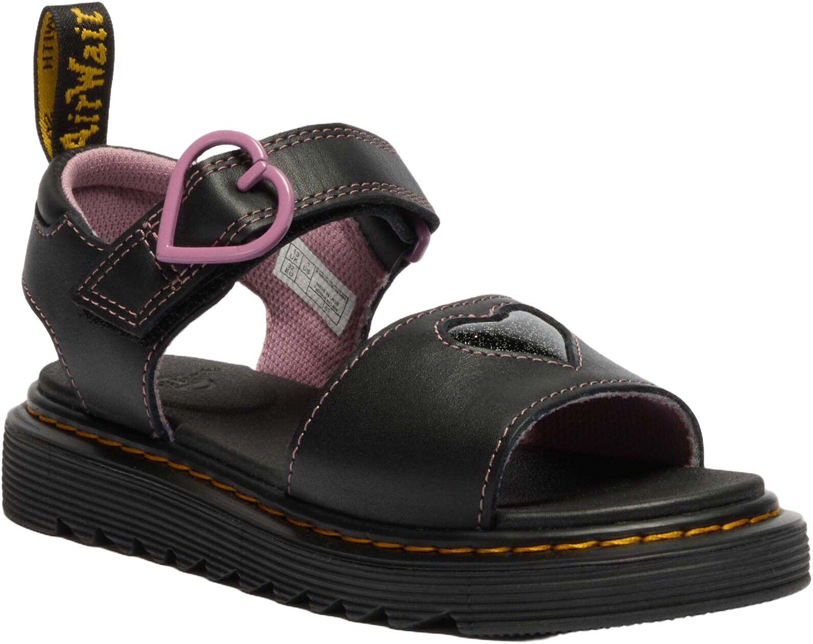 Marlowe Hearts Ii J Black Lucido+Nebula Glitter