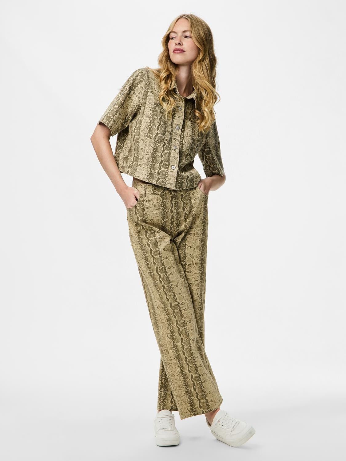 PCSALUME SS DENIM SHIRT