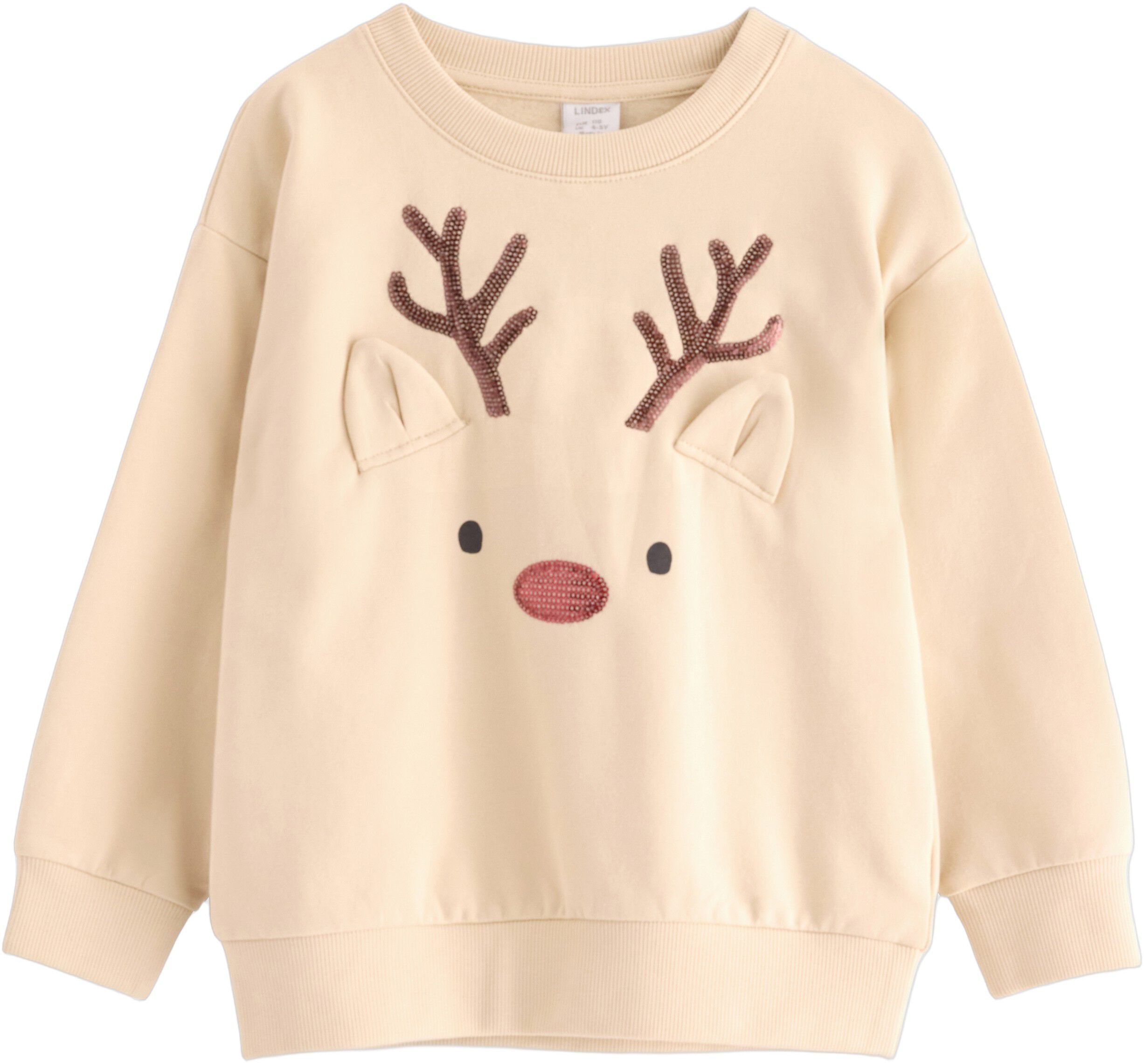 Soft jersey sweatshirt with a brush