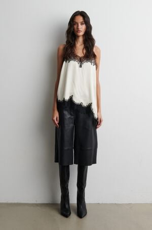 Lacia Contrast Strap Top