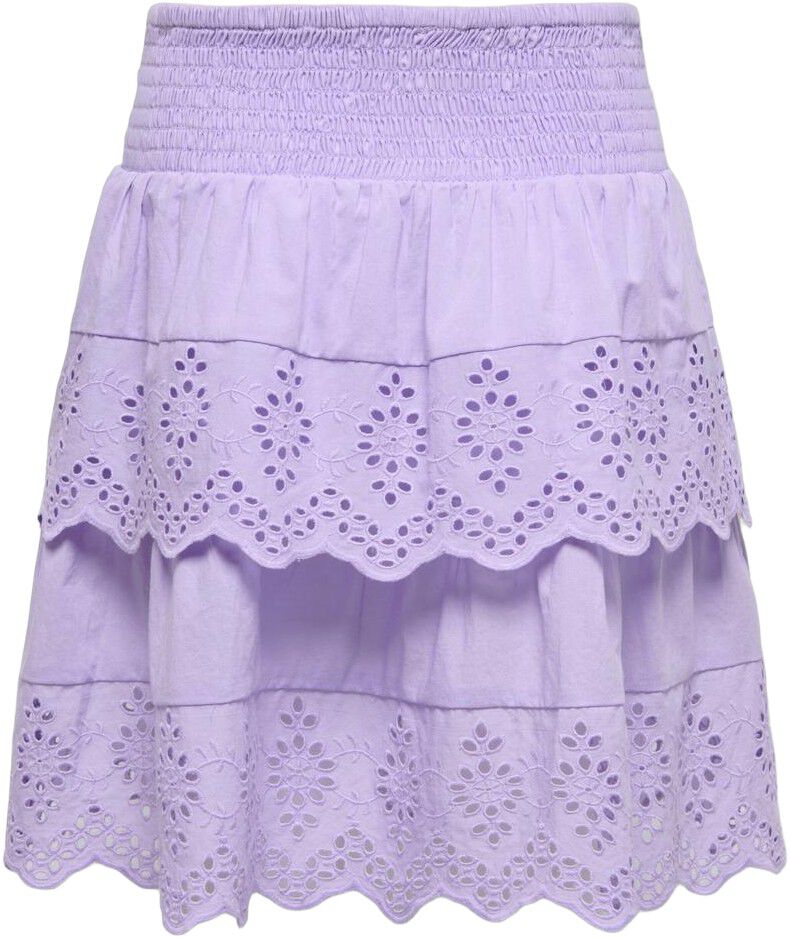 KOGLOU LIFE EMB LAYERED SKIRT WVN