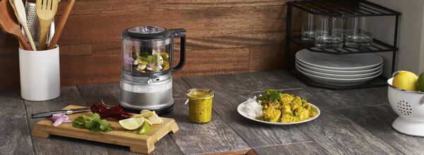 KitchenAid mini-foodprocessor contour silver