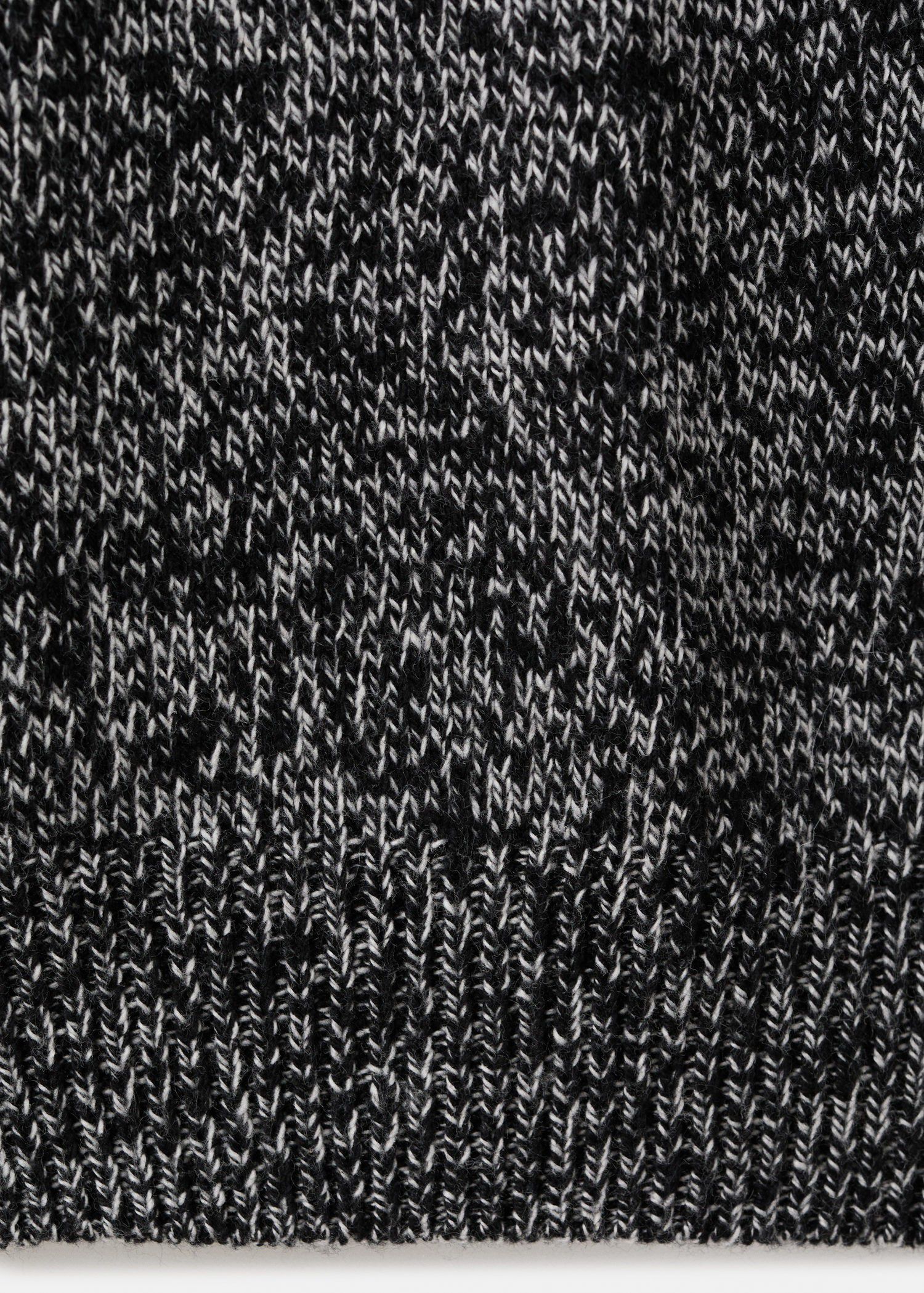 Speckled V-neck sweater