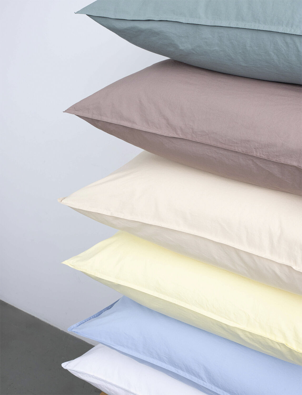 Stonewashed senges&aelig;t pastel yellow