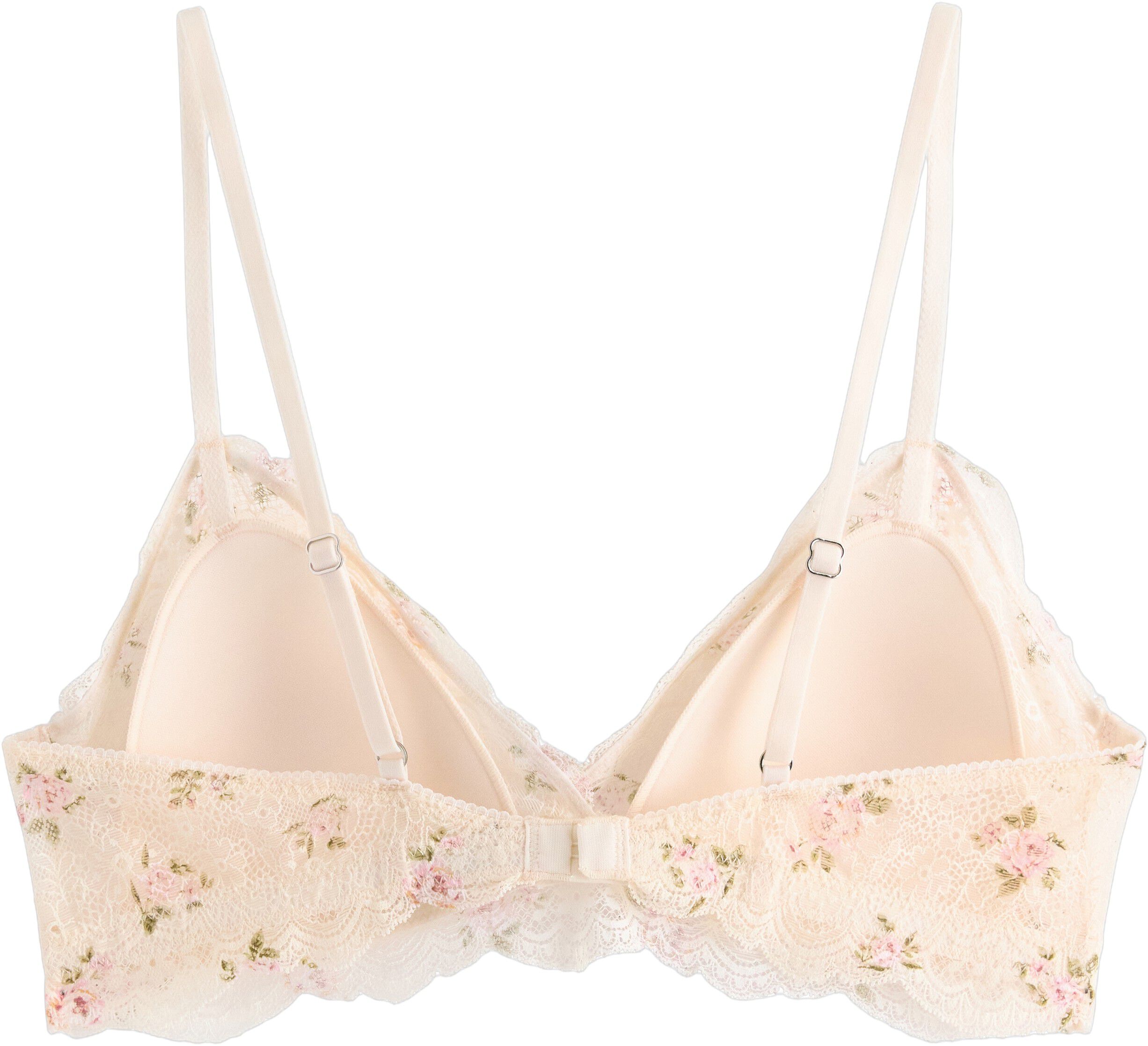 Soft padded bralette in lace with s