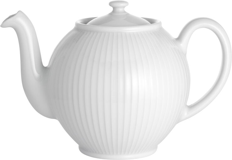 Plissé tekande hvid 0,5 liter