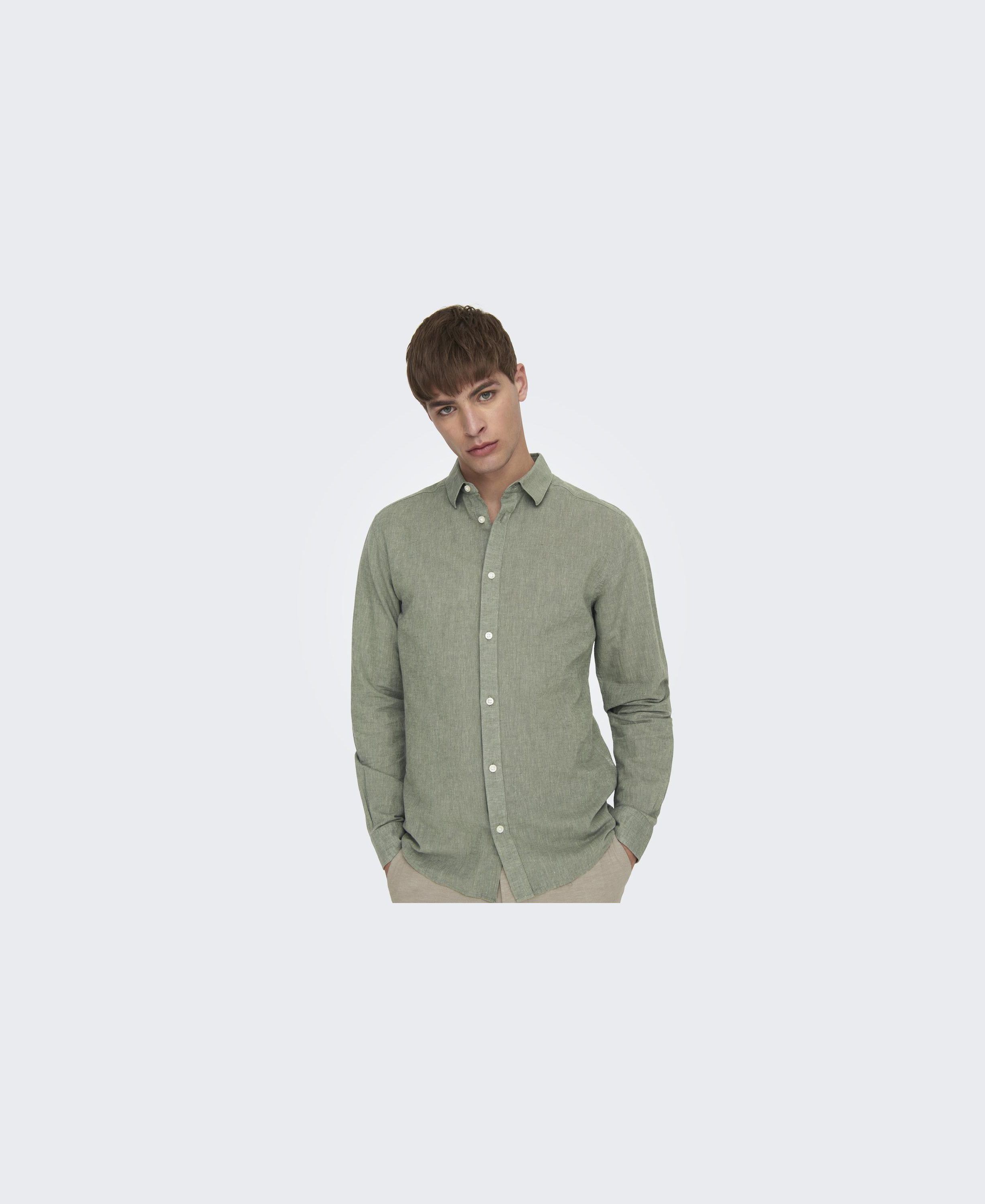Onscaiden Life Ls Solid Linen Blend Noos