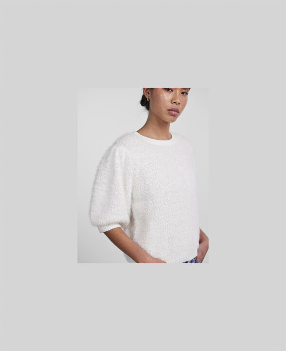 PCFEE SS O-NECK KNIT