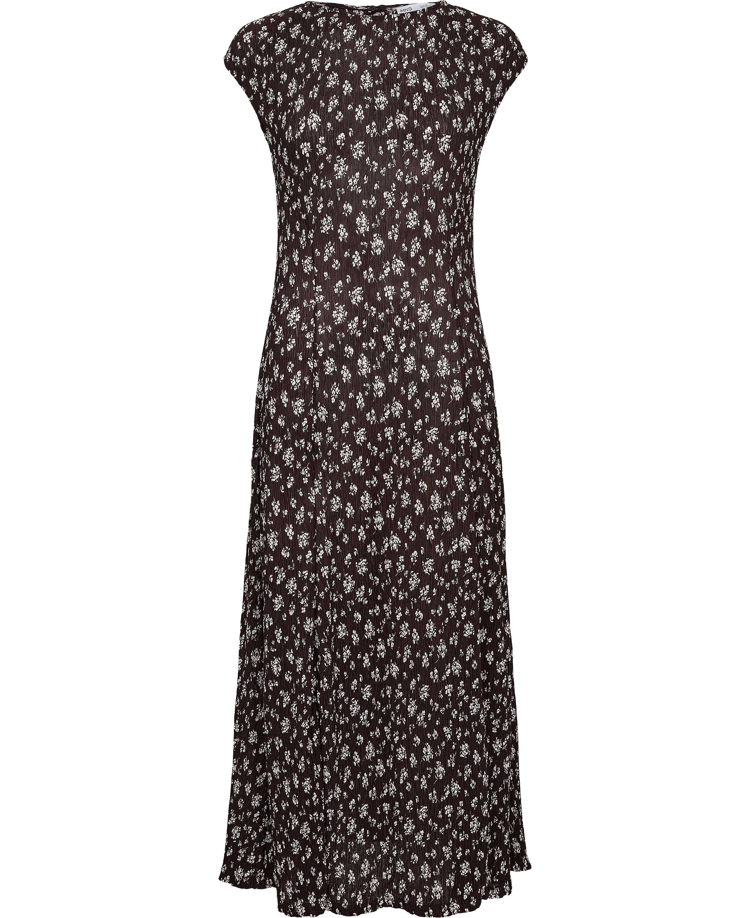 Floral-print midi-dress