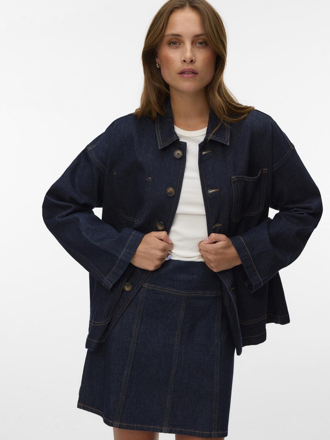 AWLORINA LS OVERSIZED DNM JACKET