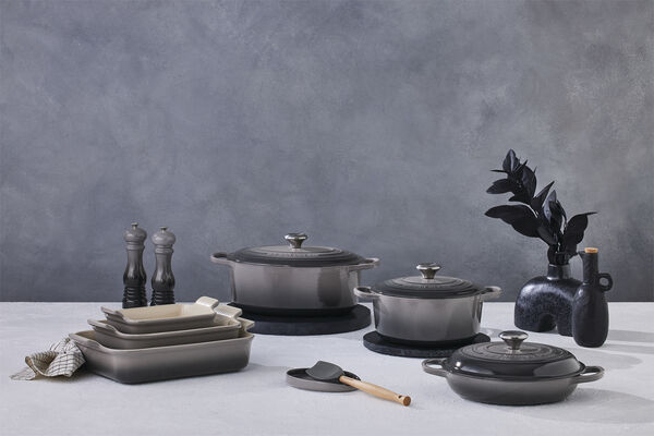 Oval grydeskeholder15cm Flint