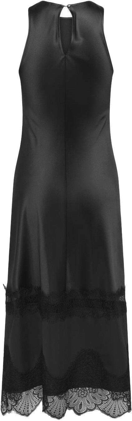 Onlindona S/L Long Lace Satin Dress Wvn