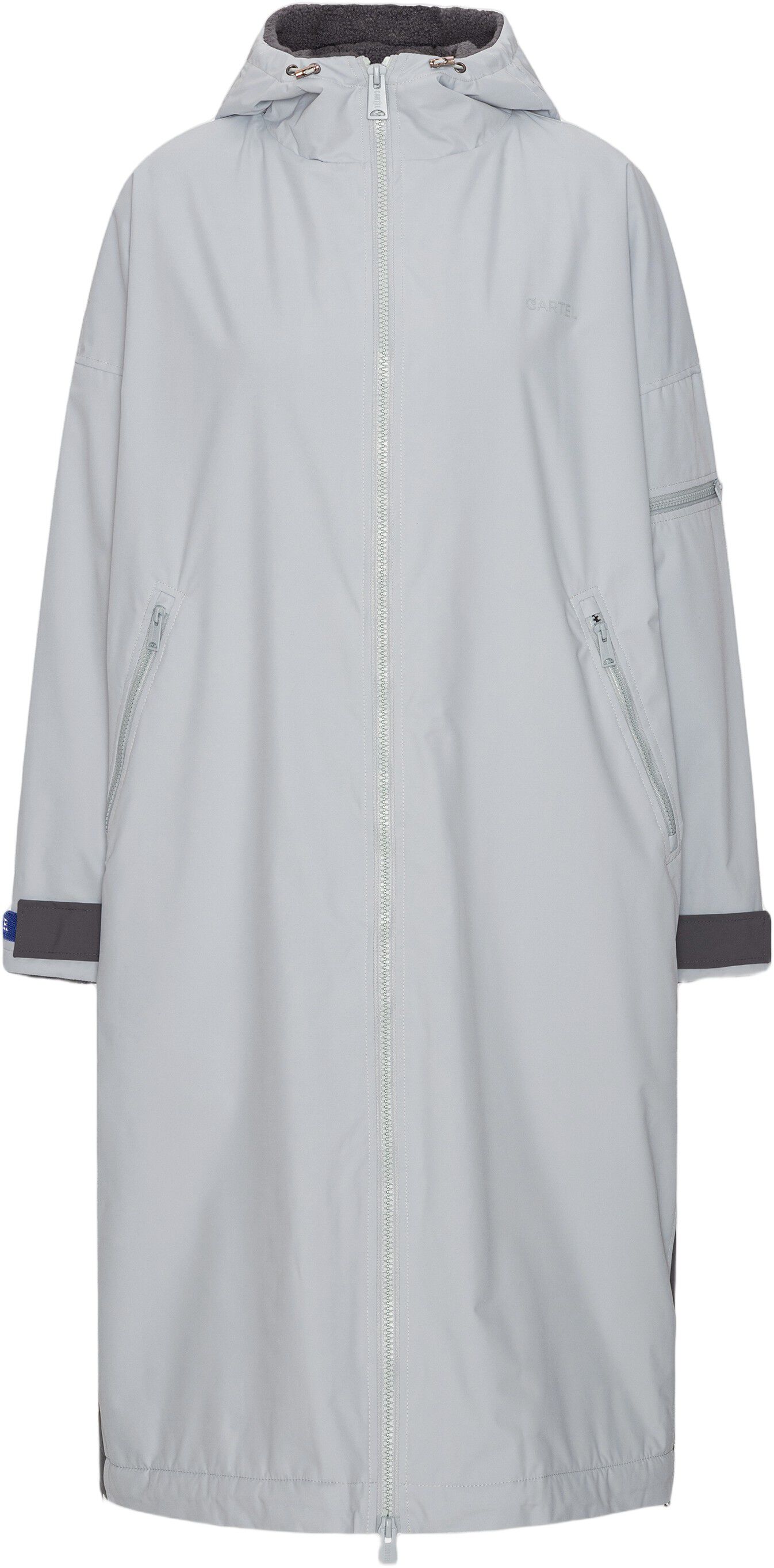 Nordic Fleece Changing Robe - Grey