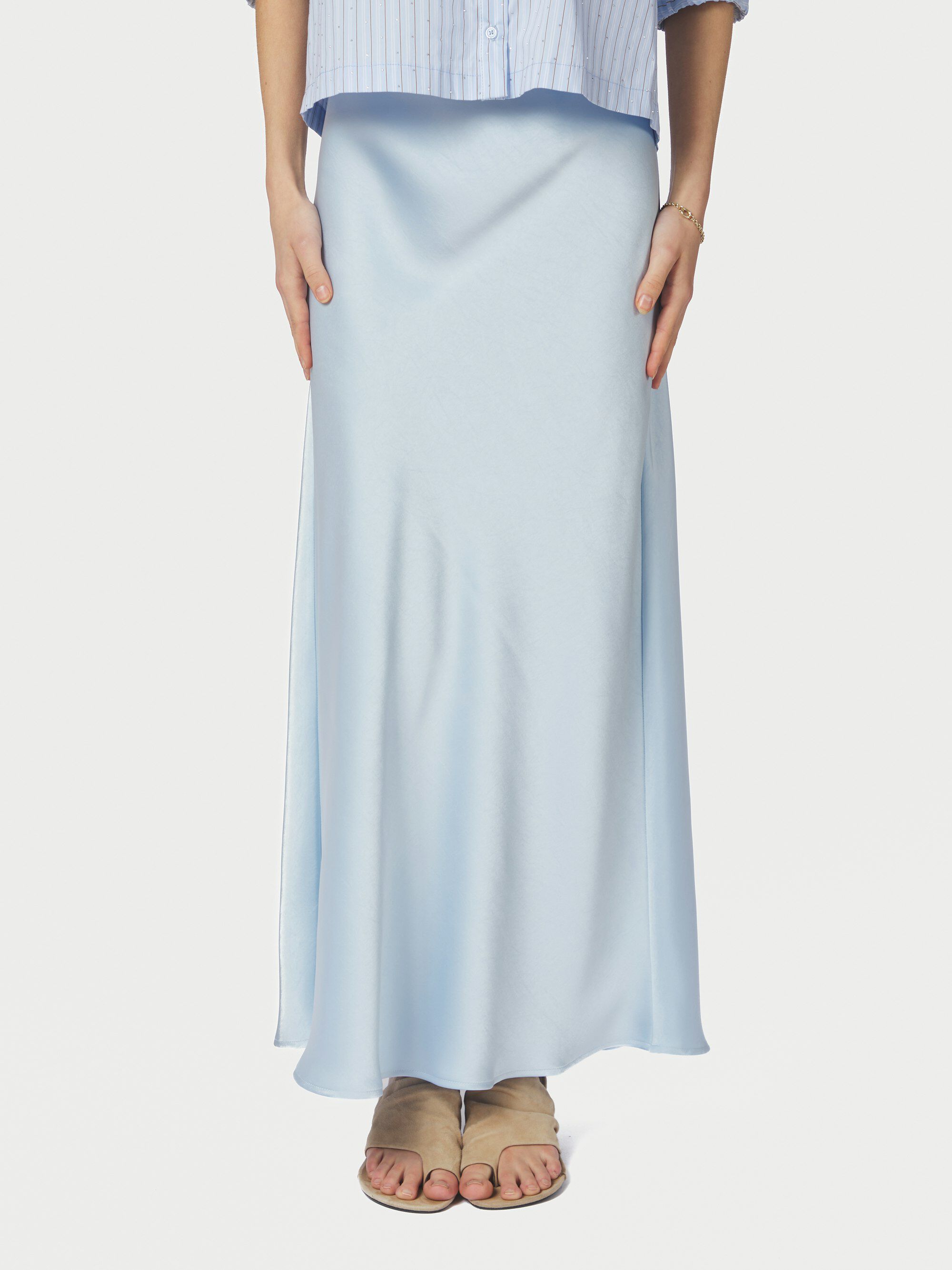 Vicky Heavy Sateen Skirt