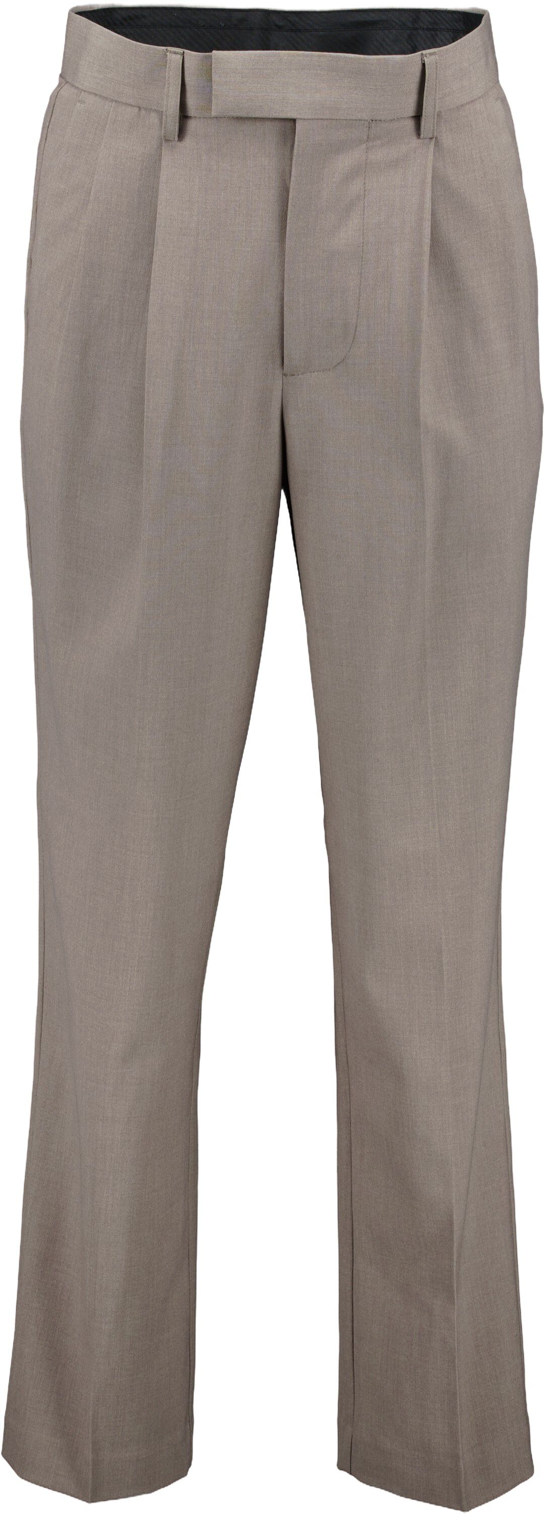 Relaxed pleated formal pants