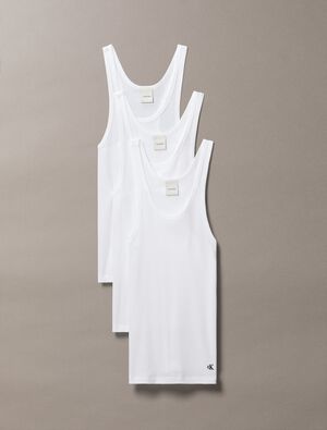 SCOOP NECK COTTON TANK 3PK