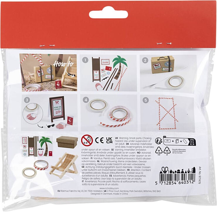 Mini DIY Kit Nissens Dør, På ferie