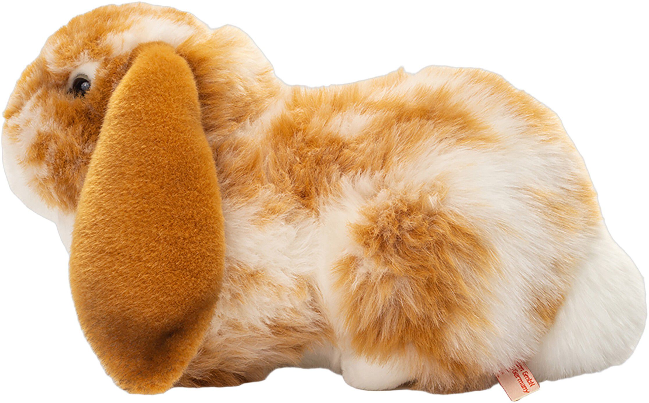 Teddy Hermann - Liggende kanin brun-hvid 30 cm