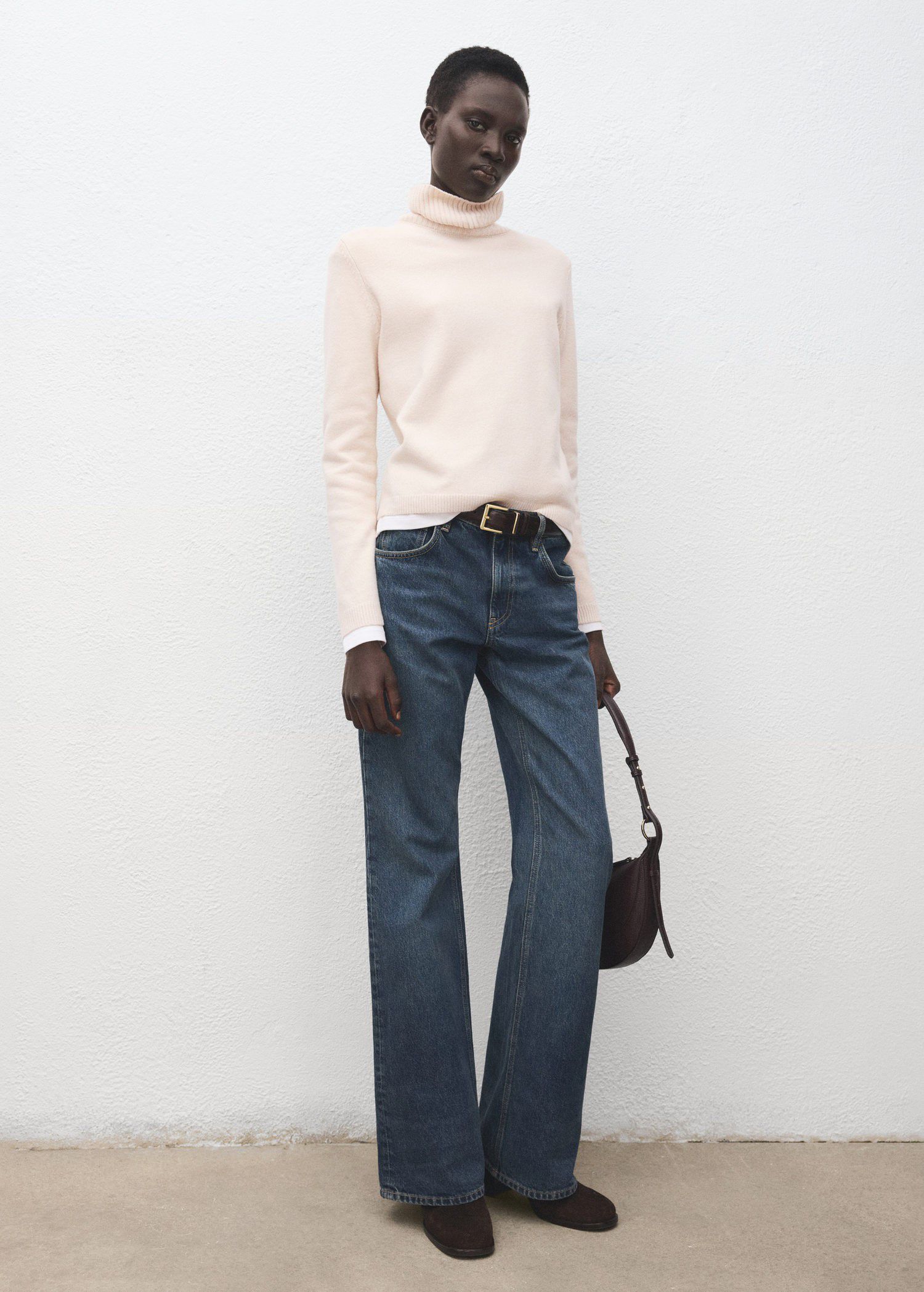 Turtleneck knitted sweater